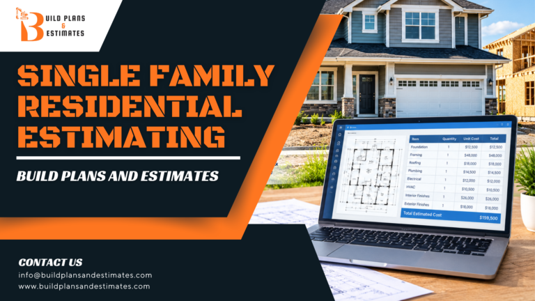 Single Family Residential Estimating Services
